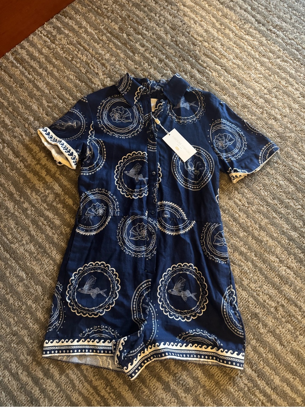 NWT Caroline constas romper size 2